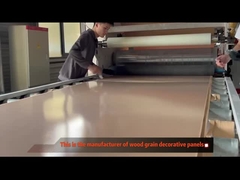 Panneaux muraux en PVC décoratifs intérieurs en bois de grain en WPC