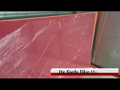 Fabrique directement imperméable à l'eau facile à installer de haute qualité peau-sentiment de bambou charbon de bois placage