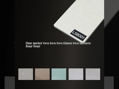 Le tissu moderne minimaliste de fond d'OusheTv de décoration intérieure a donné au placage une consistance rugueuse en bambou en bois de charbon de bois