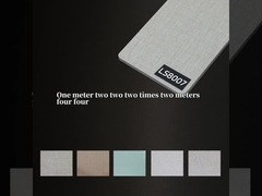 Prix d'usine Couleur et taille personnalisées panneaux de placage en tissu en PVC en bambou en fibre de charbon