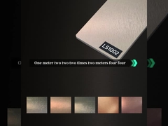 Décoration intérieure Nouveau matériau bambou charbon de bois placage de bois Plaque cristalline de carbone métallique