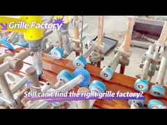 Panneau de mur en bois solide de cannelure en bois de gril de panneau de mur de protection de l'environnement