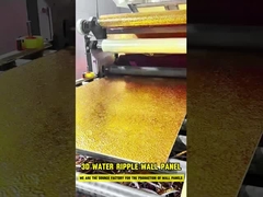 Panneau mural en ondulation d'eau 3D