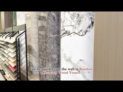 Nouveau placage en bois de bambou au charbon de bois moderne