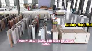 Panneau mural en marbre et bois de bambou