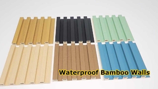 Résistance à l'eau des panneaux muraux de grille en WPC