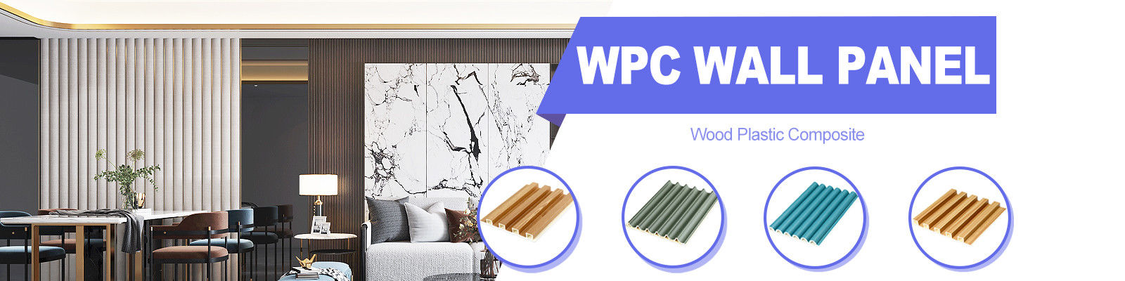 Panneau mural en WPC