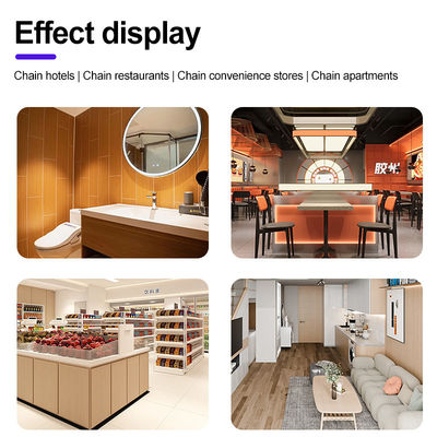 SPC Wall Panel Bathroom Decoration Materials Waterproof And Flame Retardant Board
