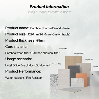 Hot Sale Marble Wood Veneer Panel High Gloss Gilt Decorative Siding Waterproof Environmental For Indoor Living Room Background Wall