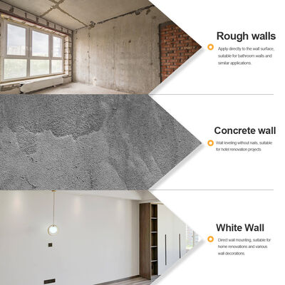 Bathrooms SPC Stone Plastic Composite Wall Panels Moisture-Proof Water Resistant for Hotel Renovations Indoor Decoration