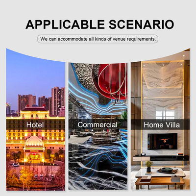 SPC Modern 3D Wall Panels Stone Crystal Waterproof Moisture Resistant Decorative Board for Bathroom Toilet