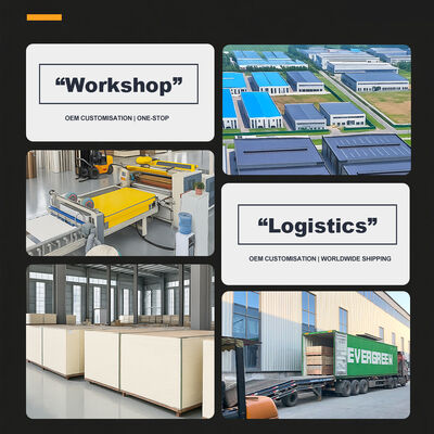 OEM Factory Fabric Wall Panel Bamboo Charcoal Wood Veneer PVC Waterproof Wall Board