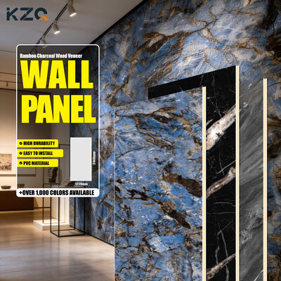 CE Certified PVC Marble Wall Cladding Bamboo Wood Wall Panel For Commercial & Project