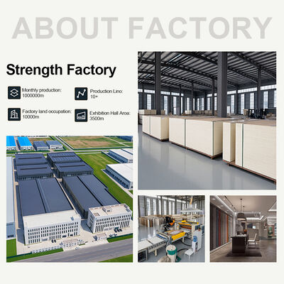 High Quality Wood Plastic Wall Panels 1220*2440mm Wood Grain PVC Laminated Board For Furniture