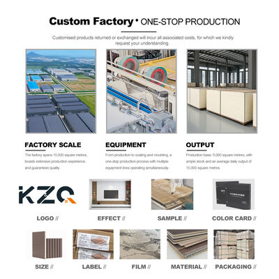 Bamboo Wood Fiber Integrated Wallboard TV Background Easy WPC Fluted Decorative Panel