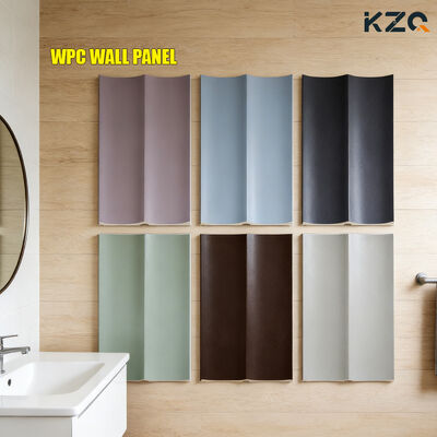 Home Interior Fluted Wall Panel WPC Wooden Wall Slat Panel Wall Panel Cladding