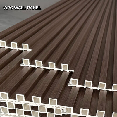 PVC Fluted Great Wall Panels Decorative Board WPC Wall Panel For Interior Decoration