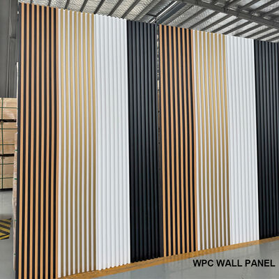 PVC Fluted Great Wall Panels Decorative Board WPC Wall Panel For Interior Decoration