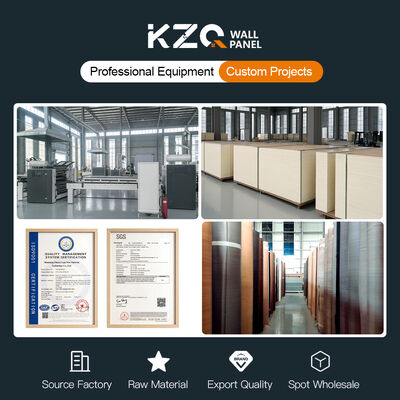 Customized Metal Interior Wall Panel For Indoor Decoration Bamboo Charcoal Wood Veneer