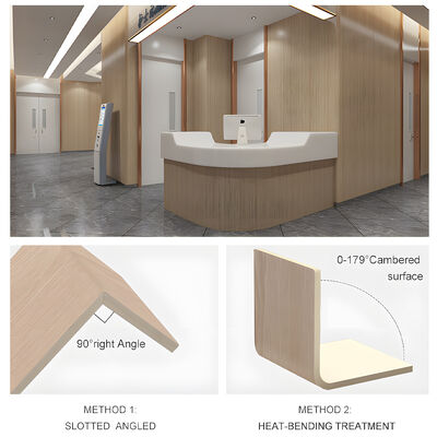 Hot Sale Class B Fire Bamboo Wood Grain Wall Panel PVC Slotted Board Bamboo Fiber Wall Panel