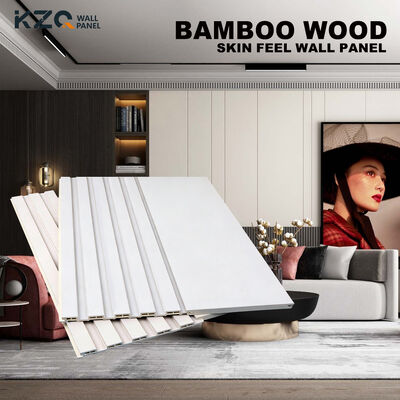 PVC Skin Feel Wall Panel Interior Decorative Design Wall Panels Bamboo Fiber Wall Panel
