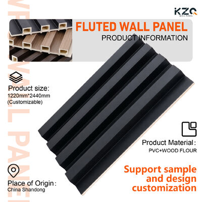 Eco-Friendly Bamboo Fiber 3d Wall Panel Interior WPC Wall Panel for Household Use