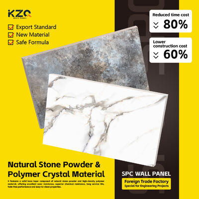 Spc Wall Panels Waterproof And Flame-Retardant Board For Bathroom