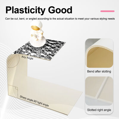 Bamboo Charcoal Interior Decorative Water Ripple Wall Panel for Hotel Villa Interior Design