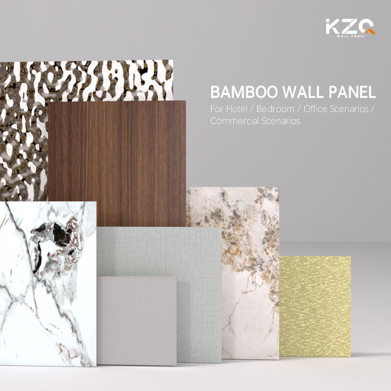 New Waterproof Moisture-Proof Bamboo Charcoal Wall Panel for Interior Decoration
