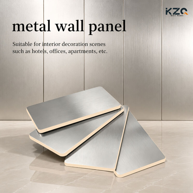 Metal Wall Panel Modern Fireproof Waterproof Charcoal Bamboo Wall Panel