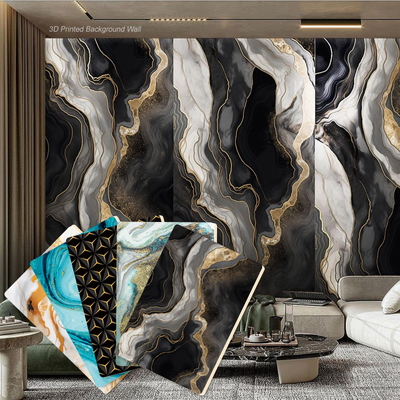 Panneau en placage de bois marbré en promotion, imperméable, résistant à l'usure, écologique, revêtement mural pour intérieur, mur de fond de salon