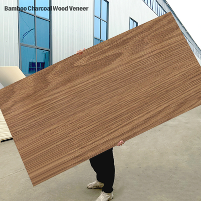 Échantillon gratuit Panneaux muraux en bois pliable à grain imperméable à l'humidité résistant au bambou charbon de bois Panneau de placage pour hôtel