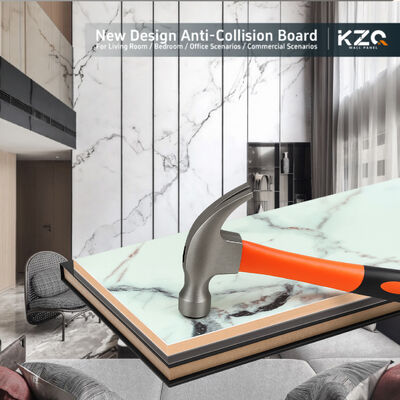 Nouveau panneau mural en fibre de bois de bambou sans peinture, anti-collision, imperméable, résistant à l'humidité, facile à installer pour les couloirs d'hôtel