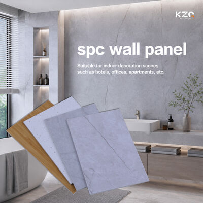 Panneau mural SPC en feuille de marbre, panneaux décoratifs intérieurs pour salles de bains ou cages d'escalier