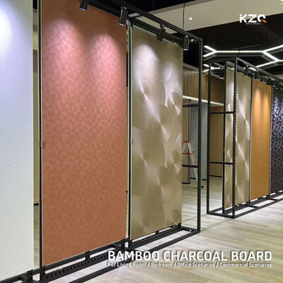 Fabrication personnalisée OEM ODM Bamboo Charcoal Wood Veneer Pour l'utilisation de projets d'ingénierie commerciale