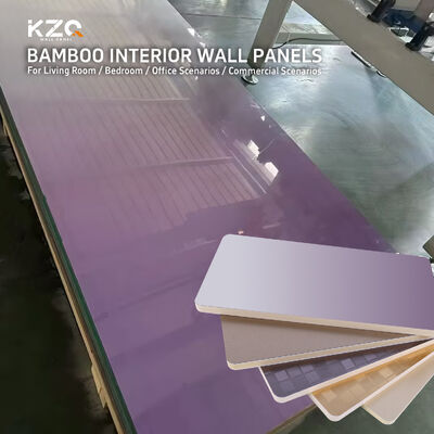 Nouveau panneau mural design bambou charbon bois placage panneau mural 3D panneau mural PVC pour environnements commerciaux