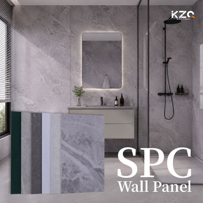 Nouvelles idées de produits panneau mural composite pierre-plastique panneau mural SPC pour hôtel