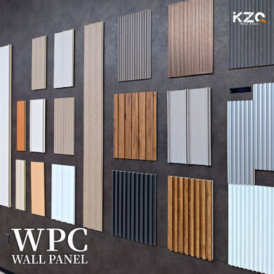 Panneau mural en couleur solide supporté par OEM Panneau mural en WPC pour la décoration de chambre d'appartement