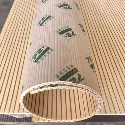 Panneau mural cannelé WPC nouveau design panneau mural flexible écologique pour décoration murale intérieure